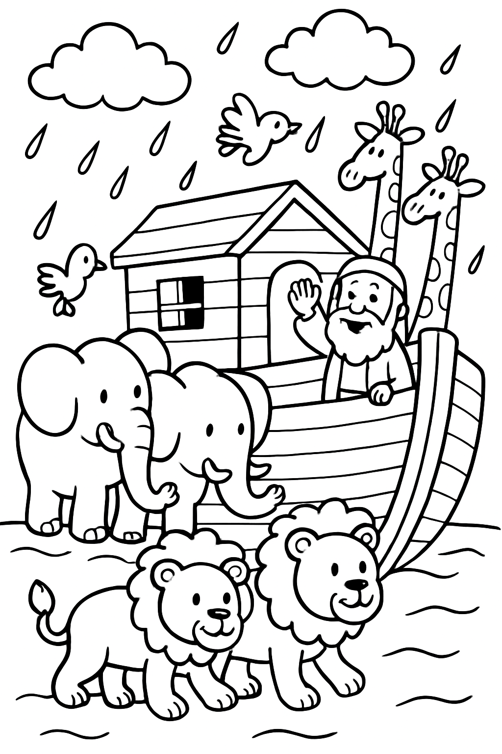 Desenho da Arca de Noé